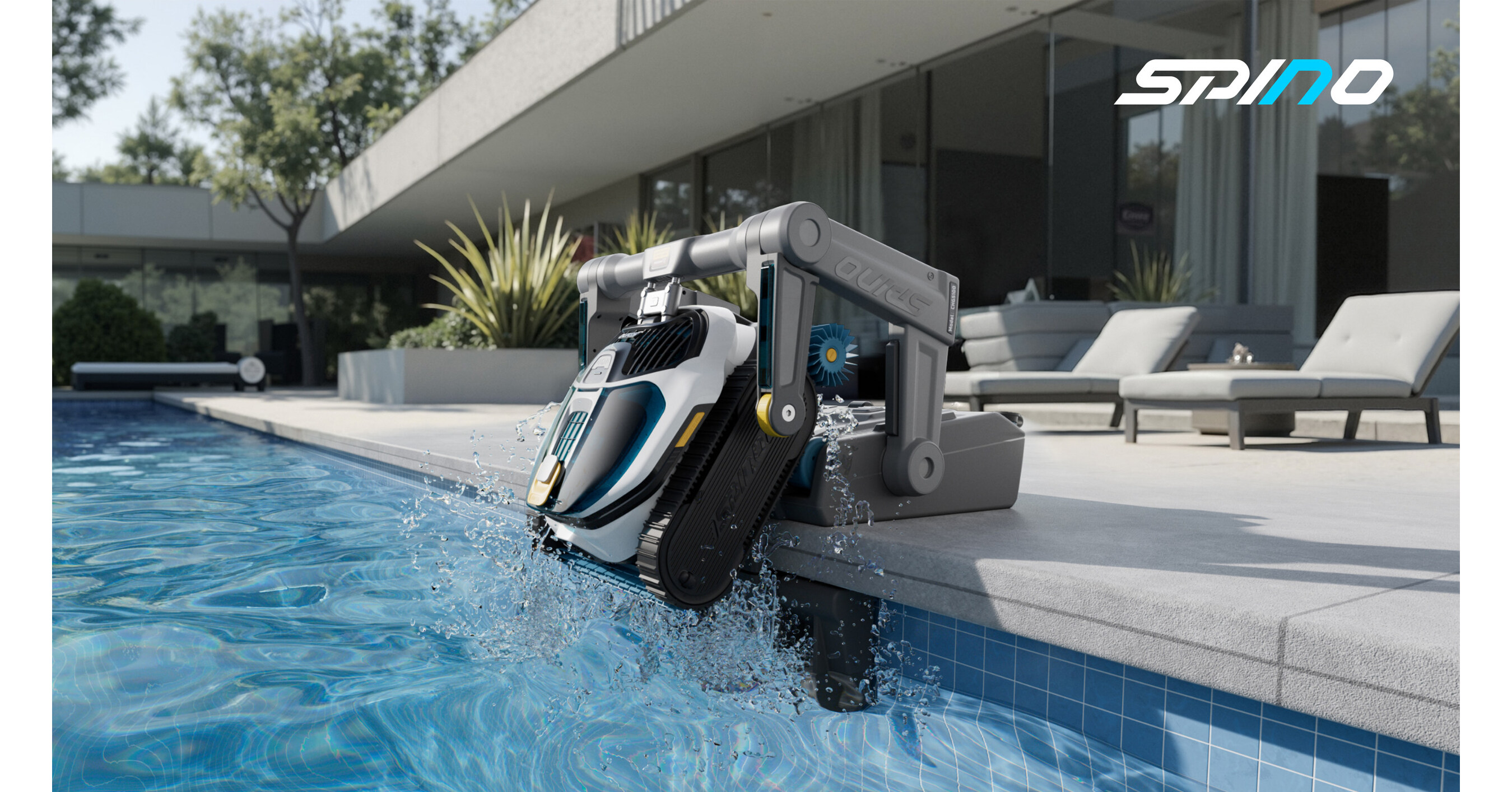 Mammotion SPINO S1 Pro : le robot piscine se hisse seul sur le bord